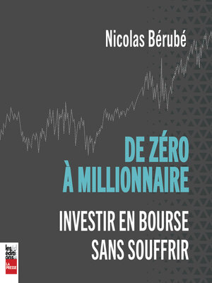 cover image of De zéro à millionnaire